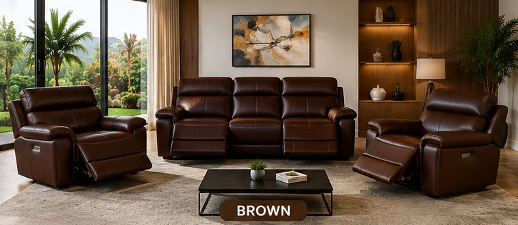 PHU™ – Leather Recliner Sofa